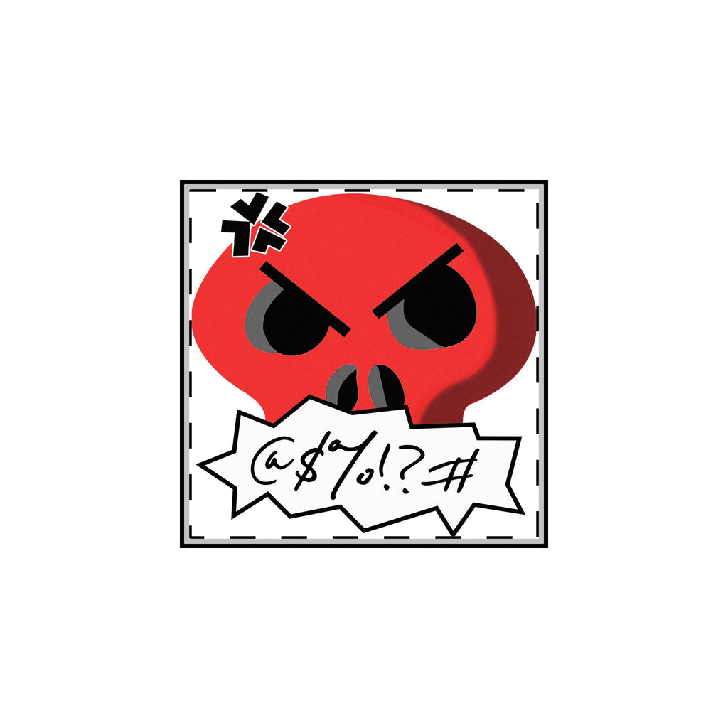 Cursing Skull Pin