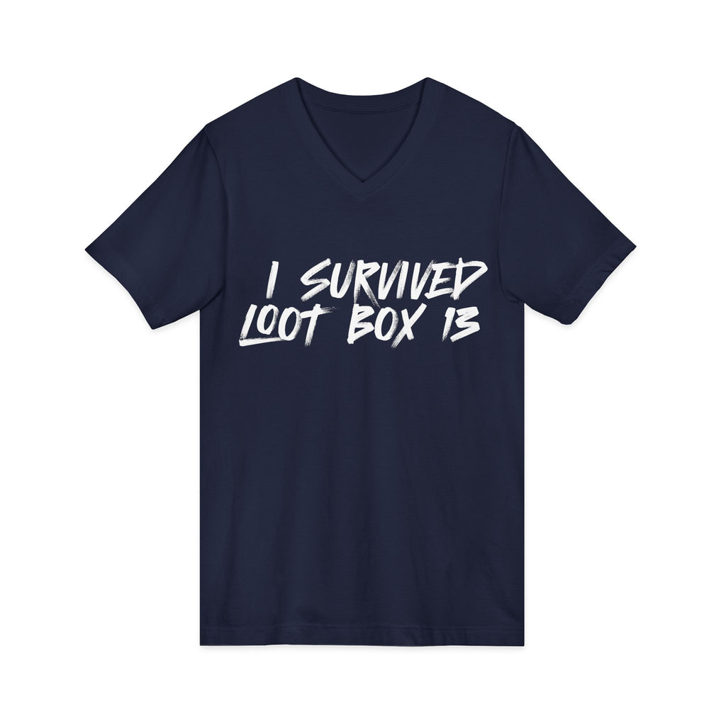 I Survived Loot Box 13 V-Neck Tee