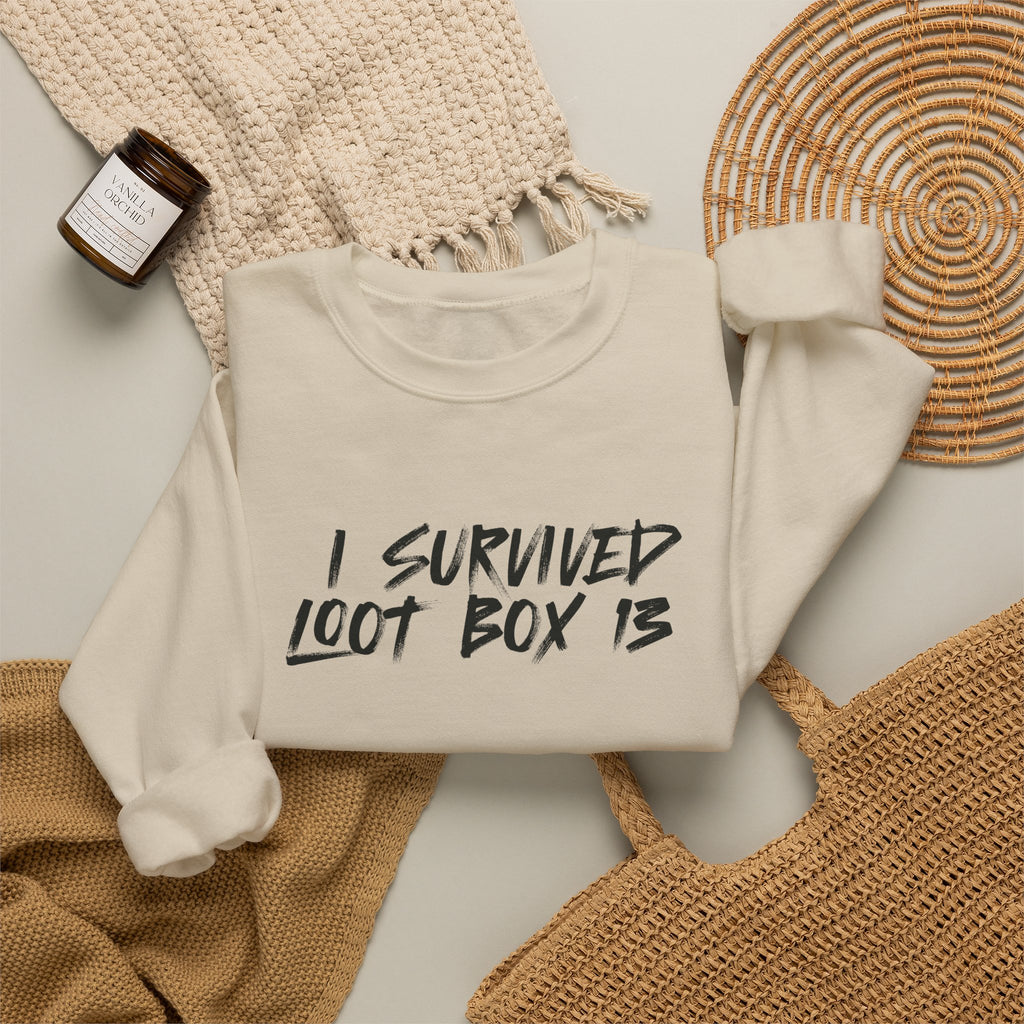 I Survived Loot Box 13 Crewneck Sweatshirt