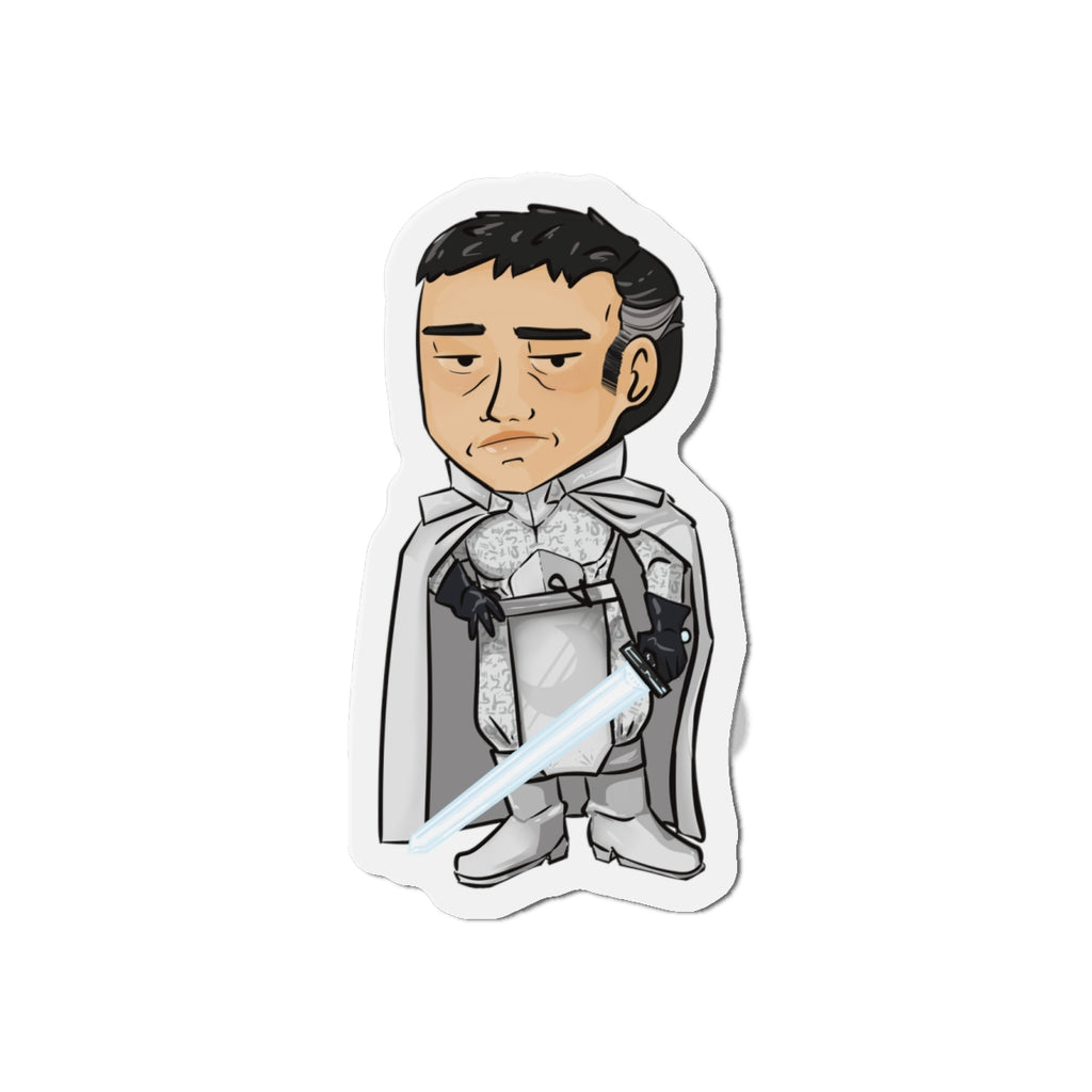 Rook with Glowing Sword Magnet (Chibi-Style)