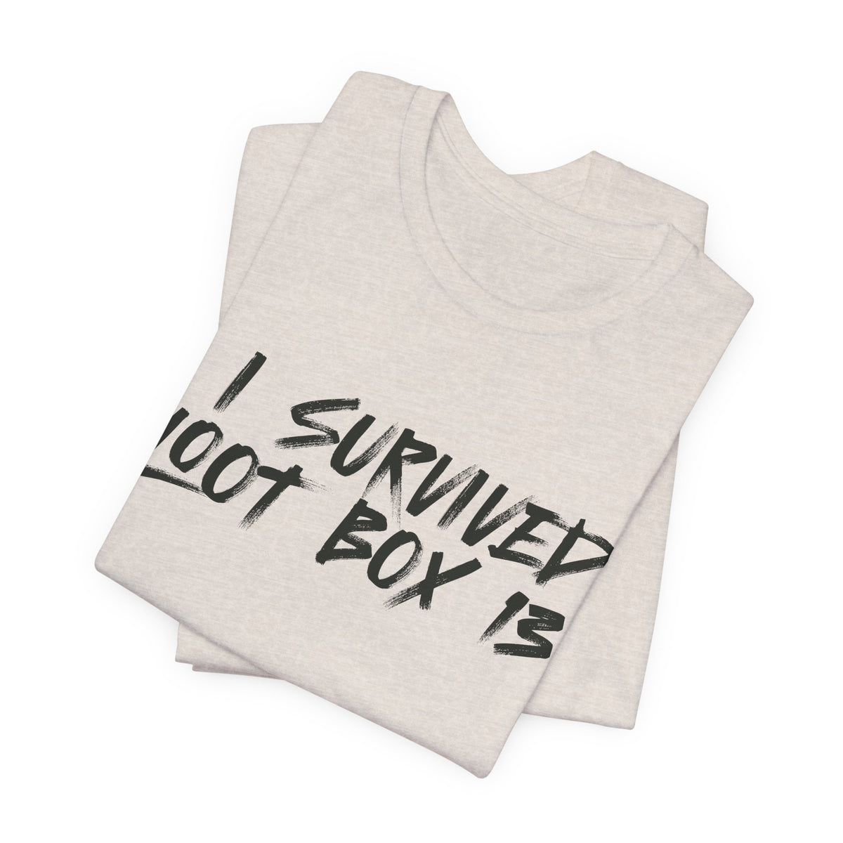 I Survived Loot Box 13 Tee - Heathers