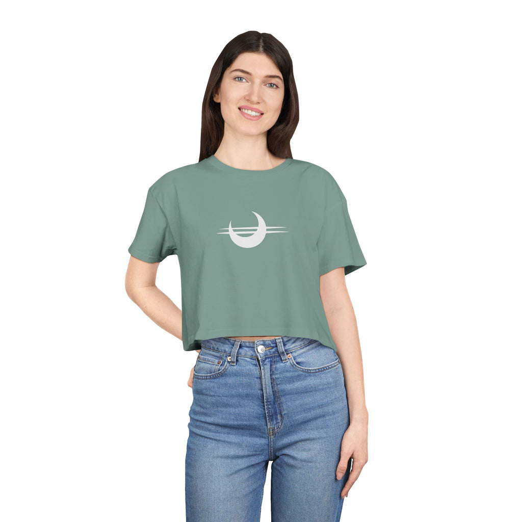 Stay Sturdy, Frens Crest Crop Tee