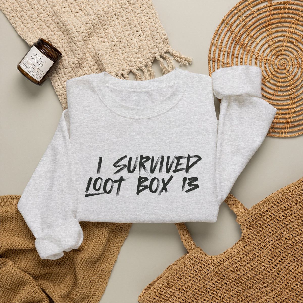 I Survived Loot Box 13 Crewneck Sweatshirt