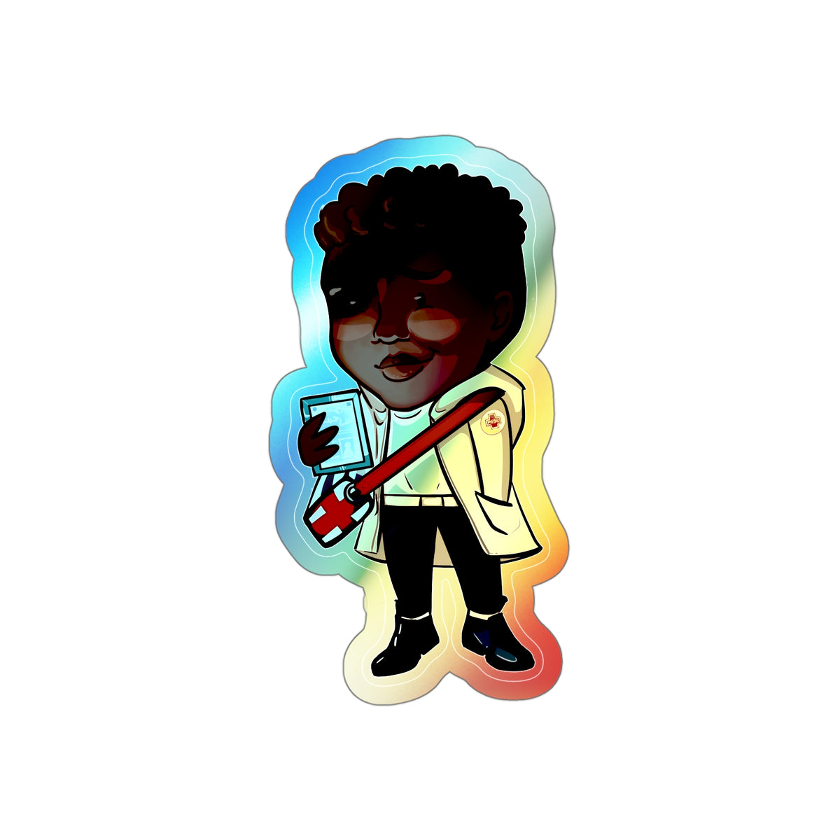 Farlow Holographic Sticker (Chibi-Style)