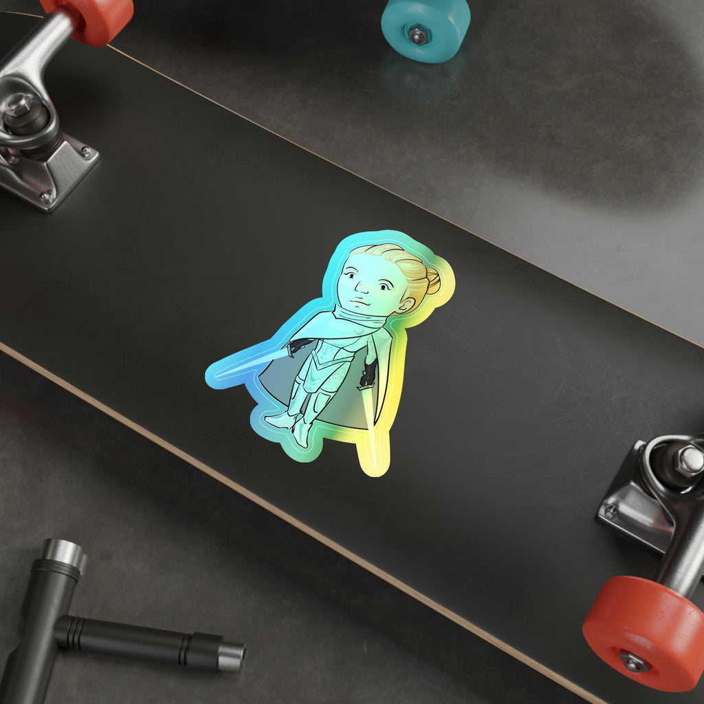 Dot Holographic Sticker (Chibi-Style)
