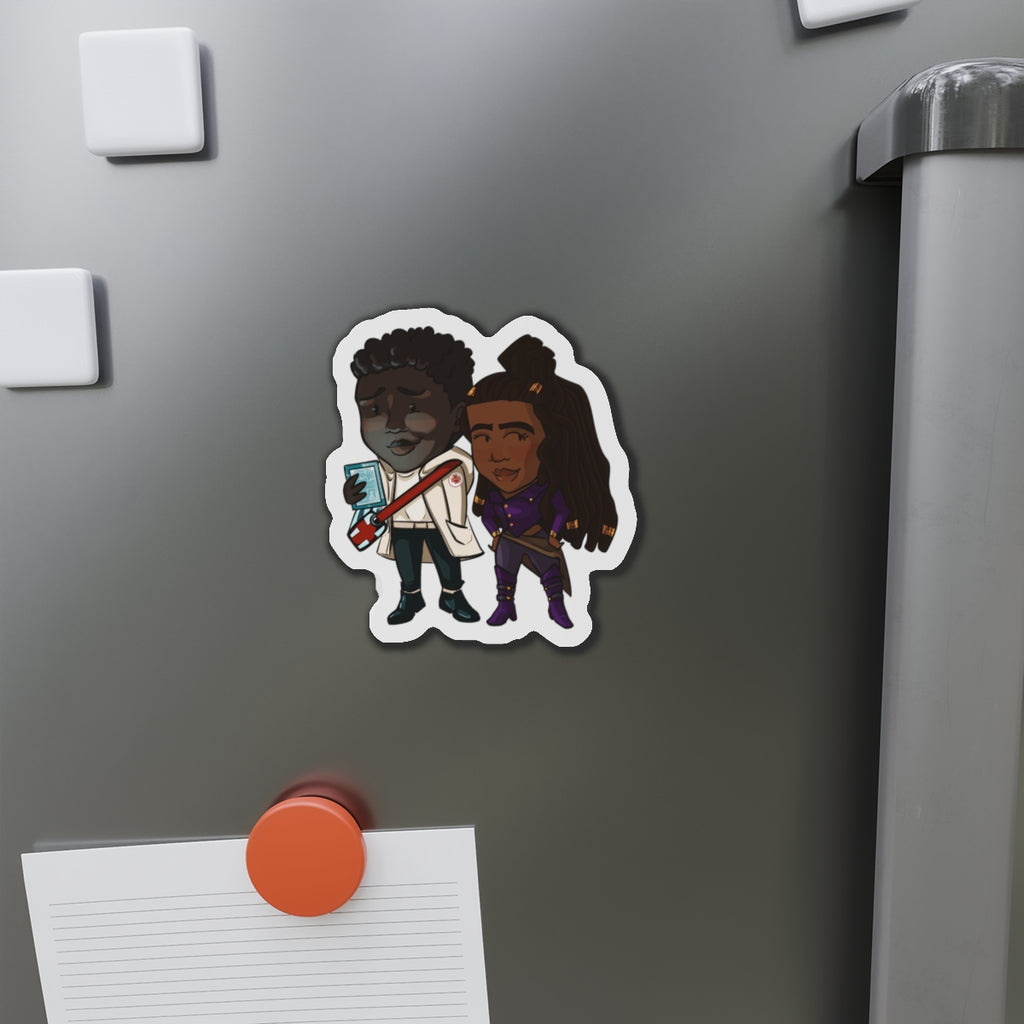 Minn and Farlow Magnet (Chibi-Style)