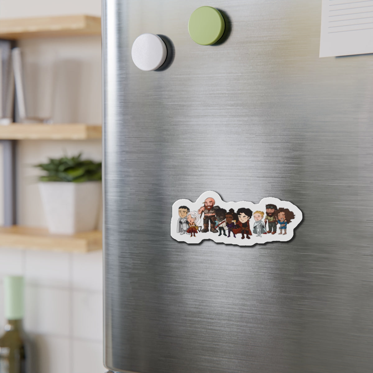 The Crew and Client Magnet (Chibi-Style)