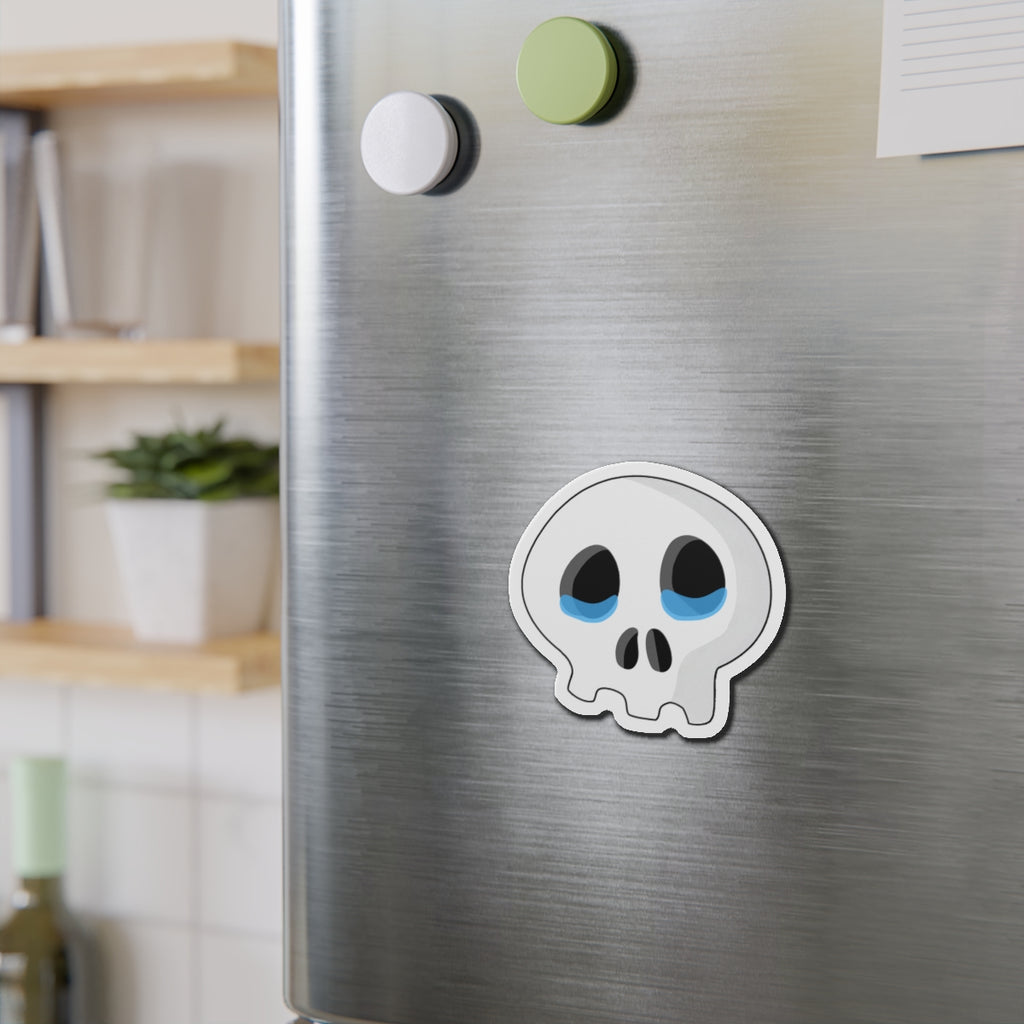 Sad Tears Skull Magnet