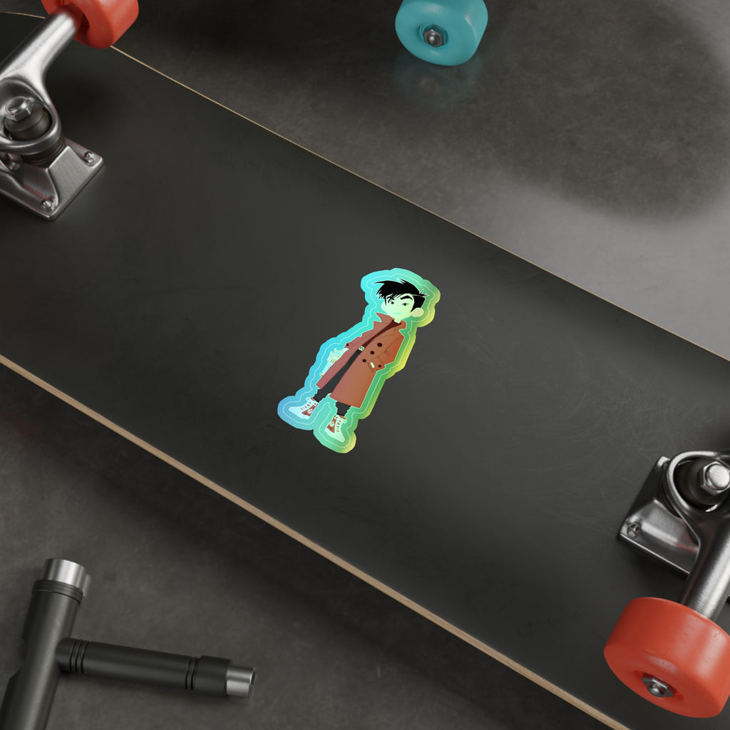 Grey Holographic Sticker (Kid Crew)
