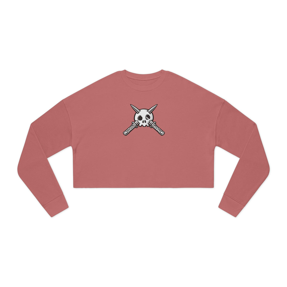 Trench Logo Cropped Sweatshirt