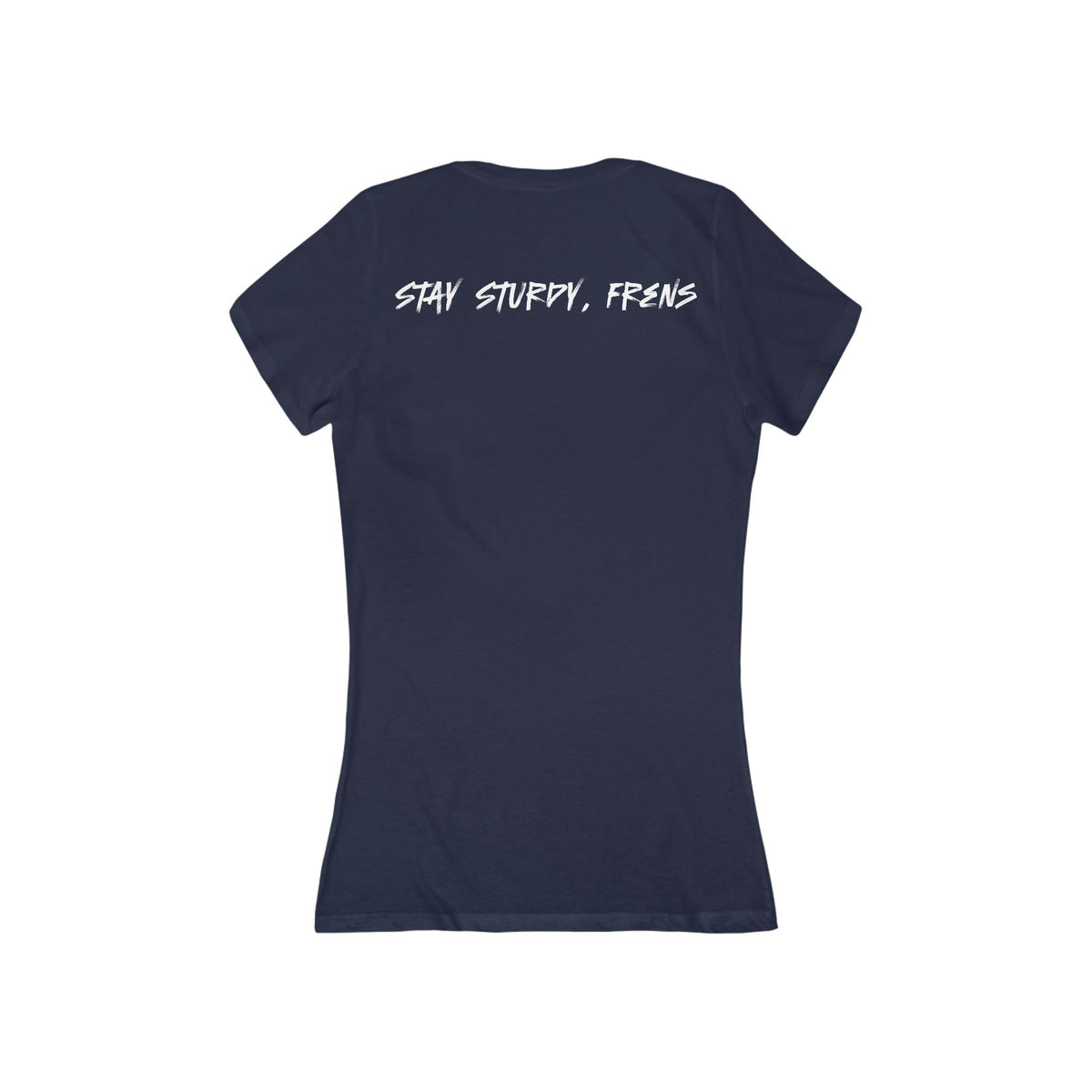 Stay Sturdy, Frens Crest Women's Deep V-Neck Tee