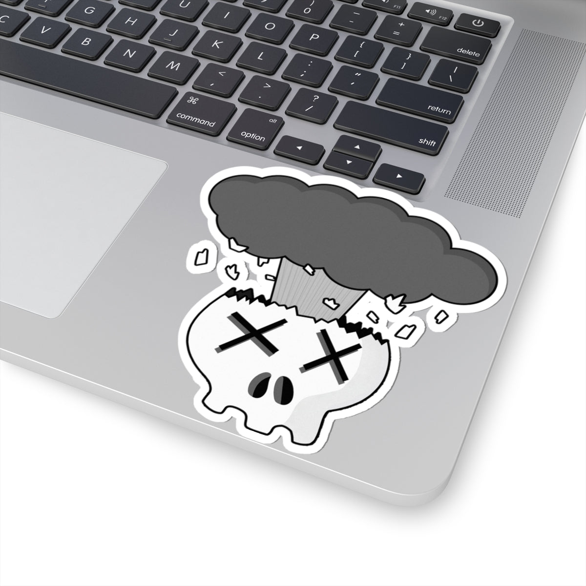 Mindblown Skull Sticker