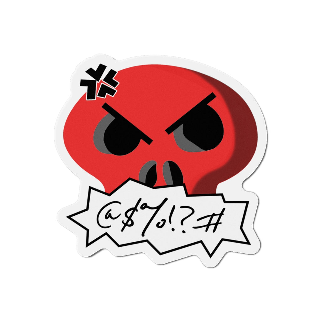 Cursing Skull Magnet