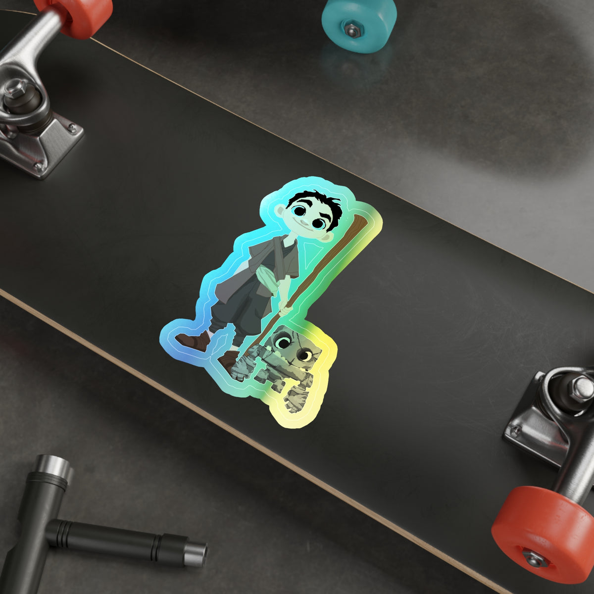 Eddie and Izzy Holographic Sticker (Kid Crew)