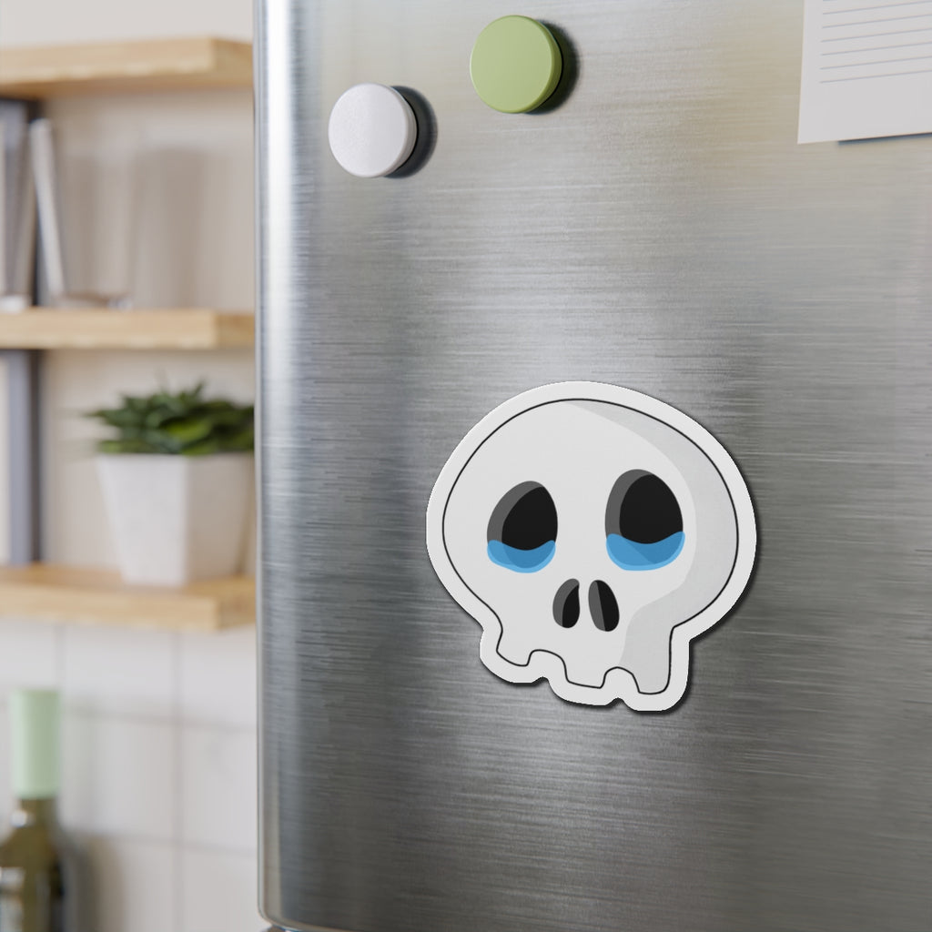 Sad Tears Skull Magnet