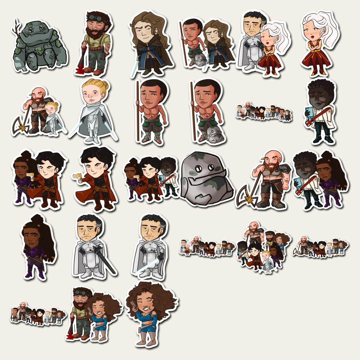 Chibi Crew Sticker Set (27 Stickers)