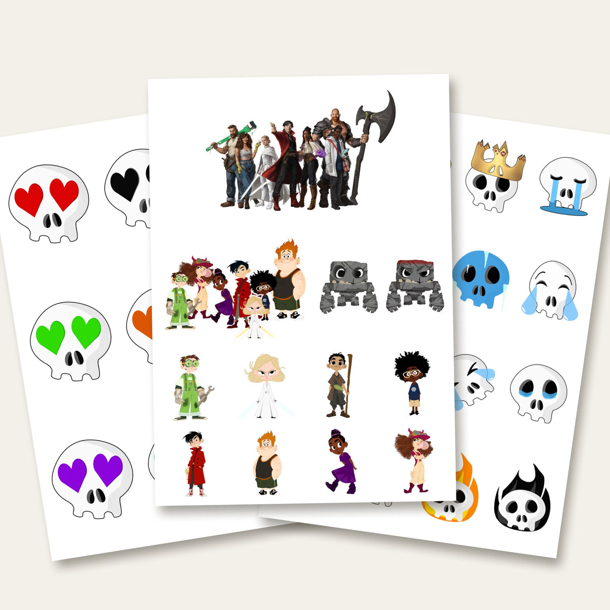 HUGE Sticker Pack (All 3 Sheets)