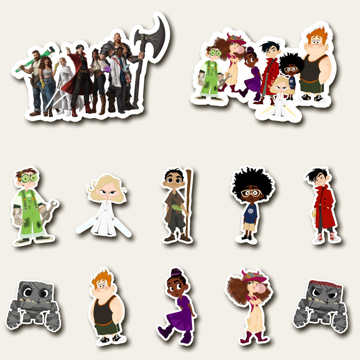 Kid Crew Sticker Set (12 Stickers)