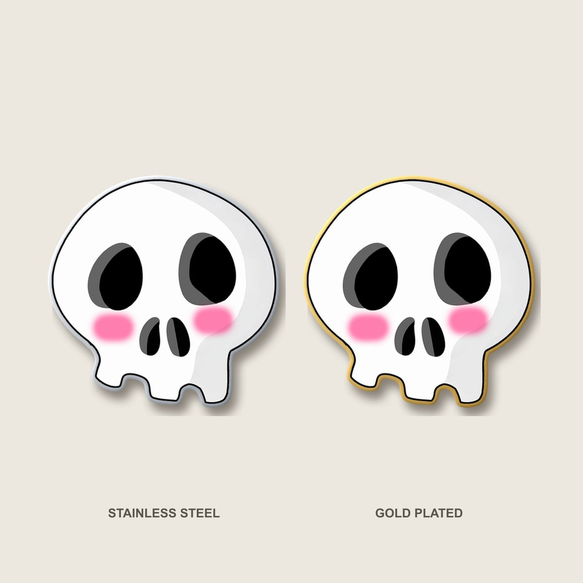 Shy Skull Pin