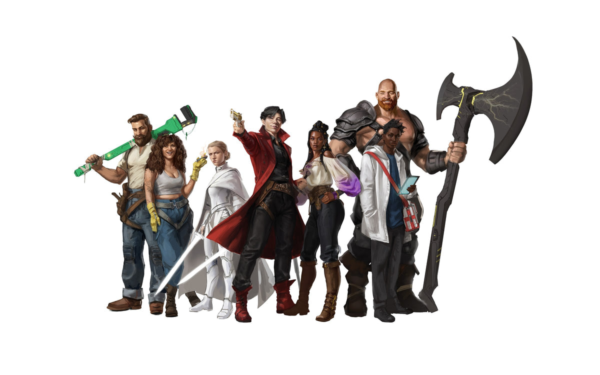 The Crew Art Print (White)