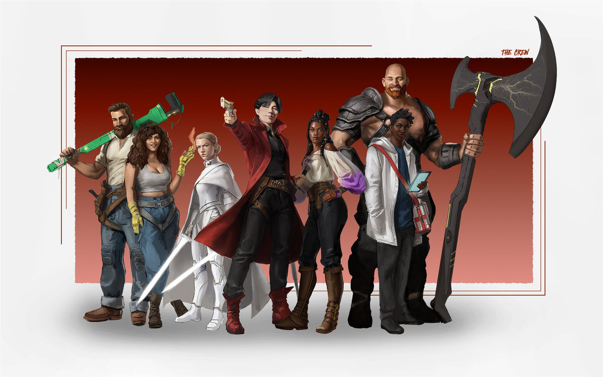 The Crew Art Print