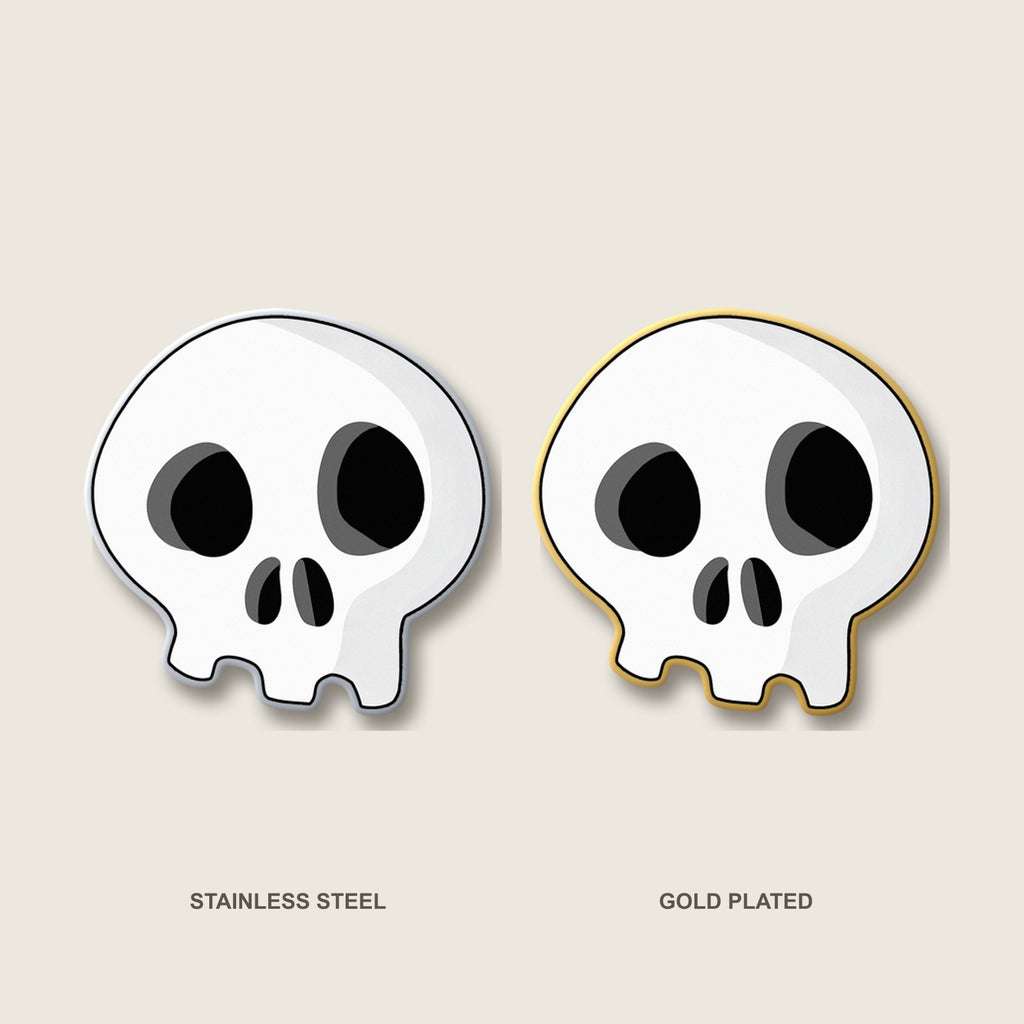 Trench Skull (No Jaw) Pin