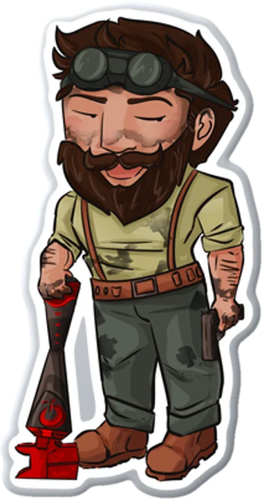 Bones Pin (Chibi-Style)