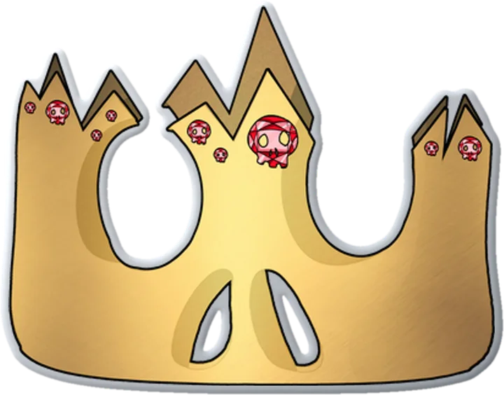 Crown Skull Pin