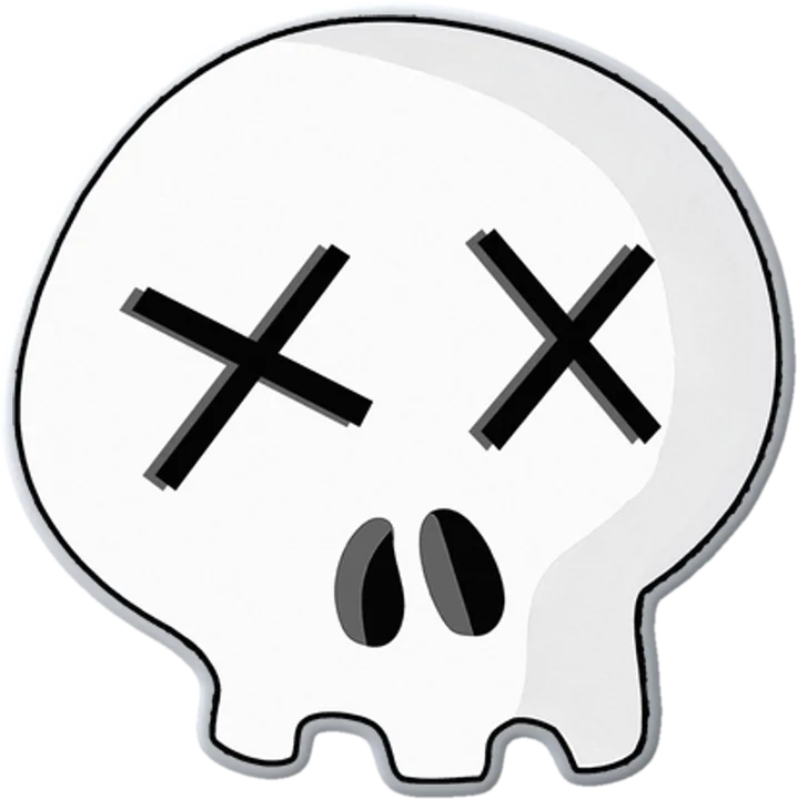 Dead Skull Pin